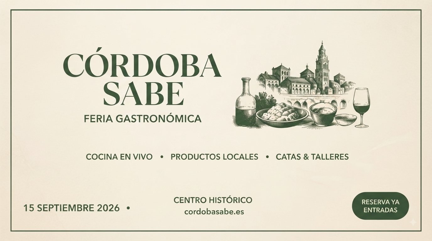 Diseño del cartel de la campaña de Córdoba Sabe